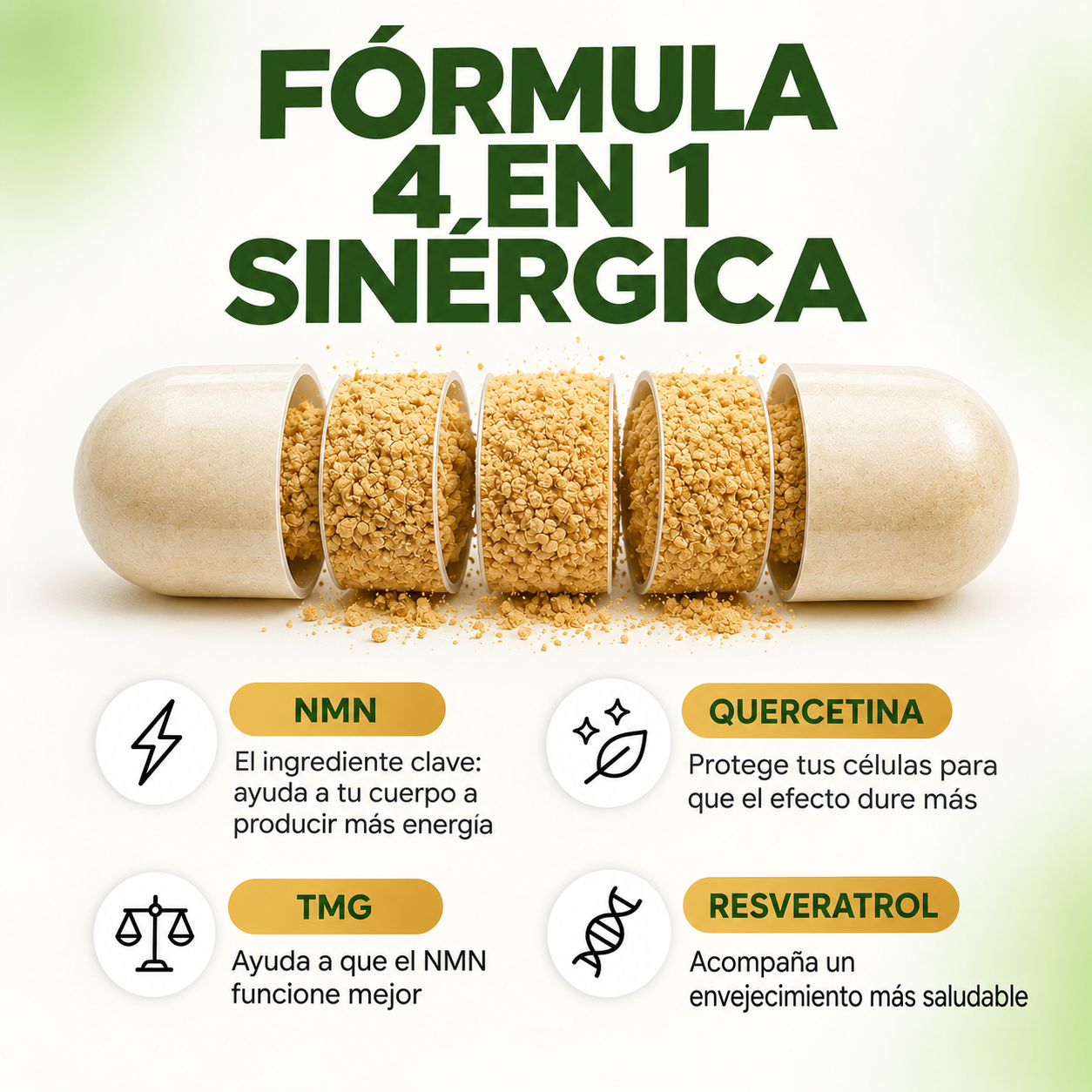 Nexo - NMN 4 en 1 • Energía y Piel Saludable
