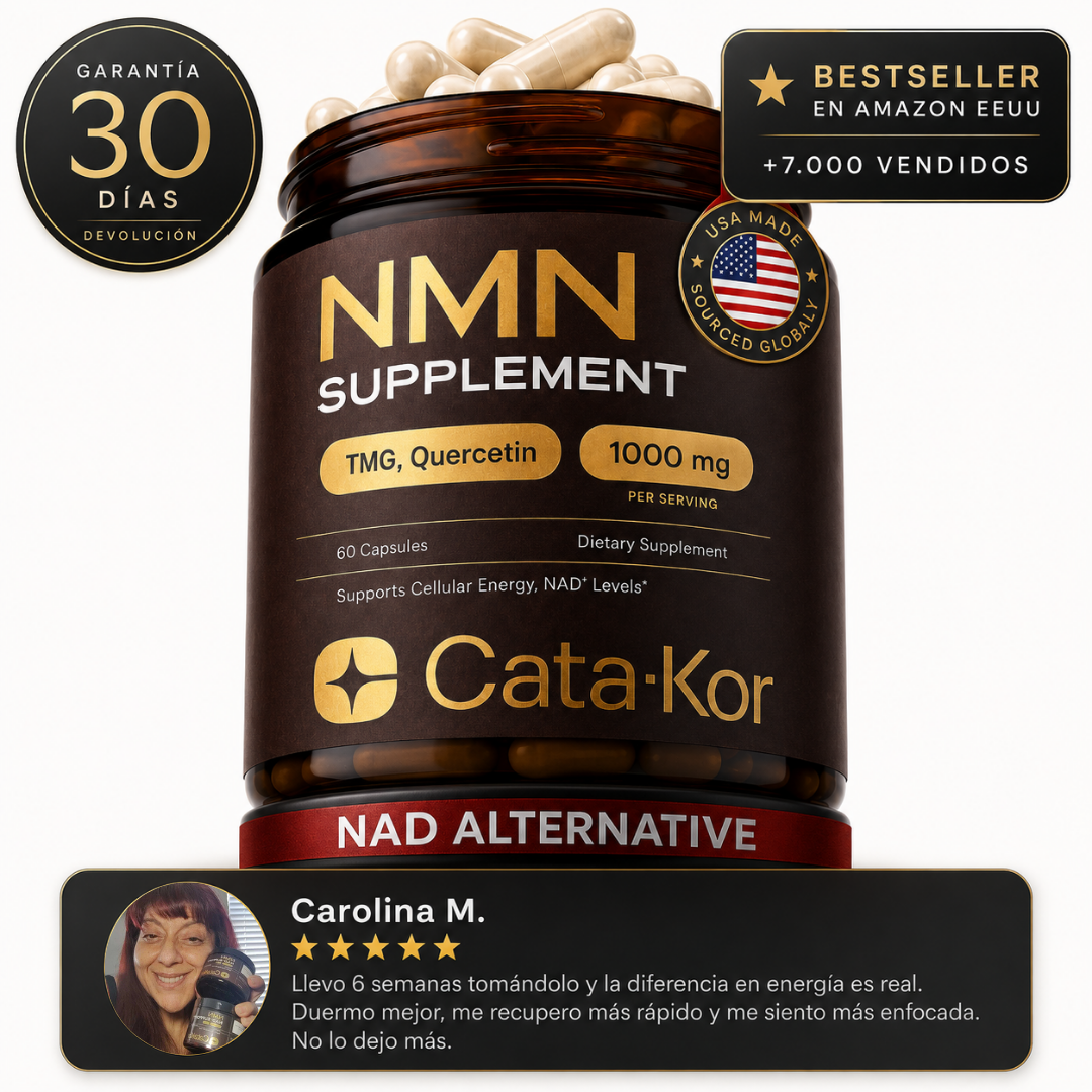 Cata-Kor - Suplemento NAD 4 en 1 • Energía y Piel Saludable